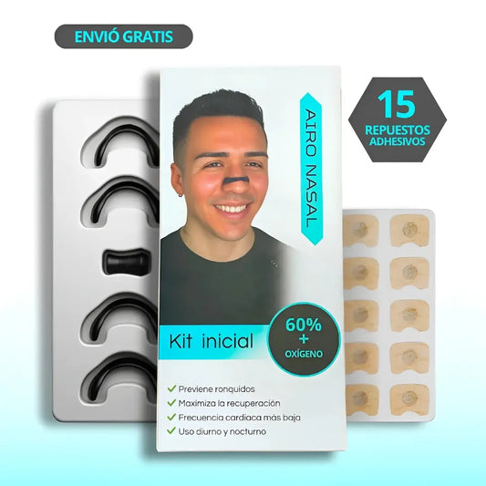 De Roncar Toda la Noche a Respirar sin molestias - Kit Airo Nasal