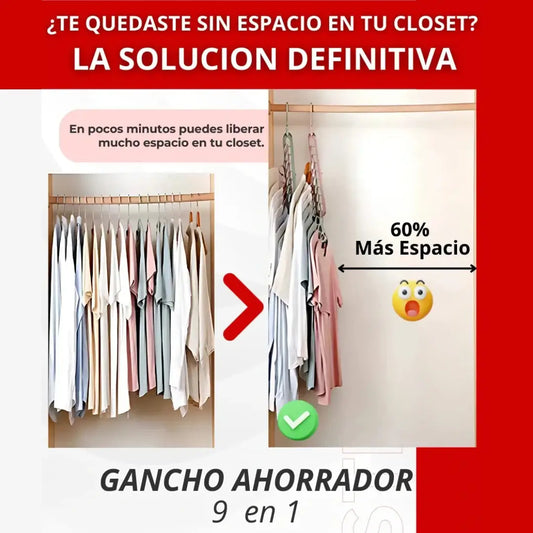 Colgador que DUPLICA tu espacio | Por fin un closet organizado