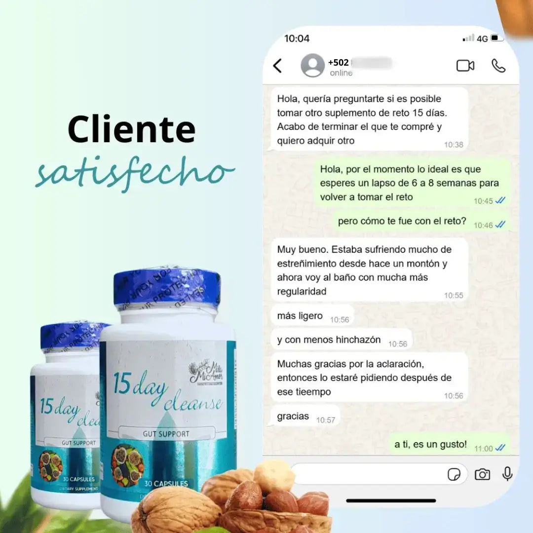 Reduce la hinchazón y restaura la salud intestinal en tan solo 15 días