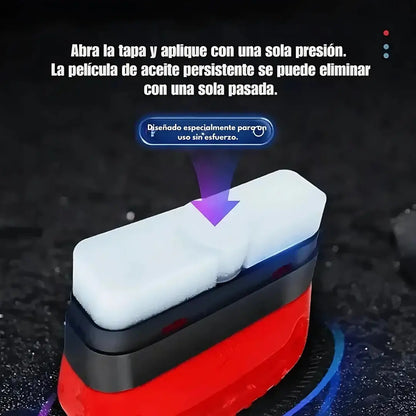 2x1 Cepillo Limpiador de Vidrios - Limpia y Desempaña Rápido