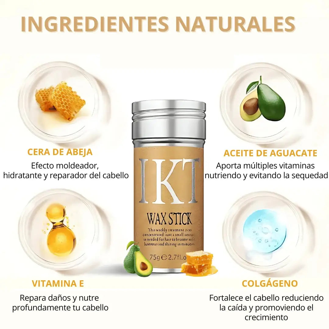 2x1 Cera en barra | Nutre y elimina el frizz al instante!